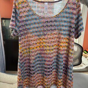 LuLaRoe Pattern shirt